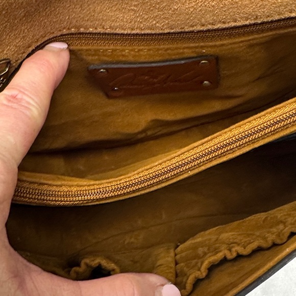 Patricia Nash Map Print Brinlee Crossbody Bag in EUC - Picture 5 of 6